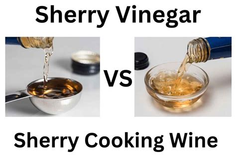 sherry vinegar vs white wine.